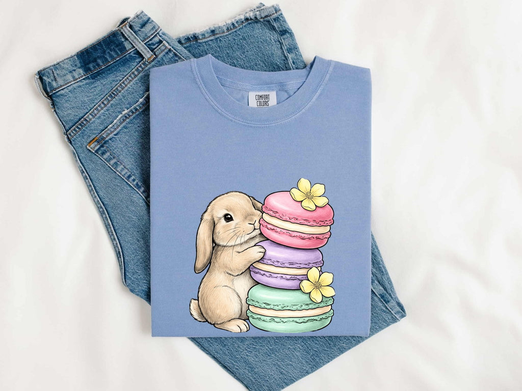 Bunny Macaron Shirt – Cute Rabbit & Pastel French Macarons Tee