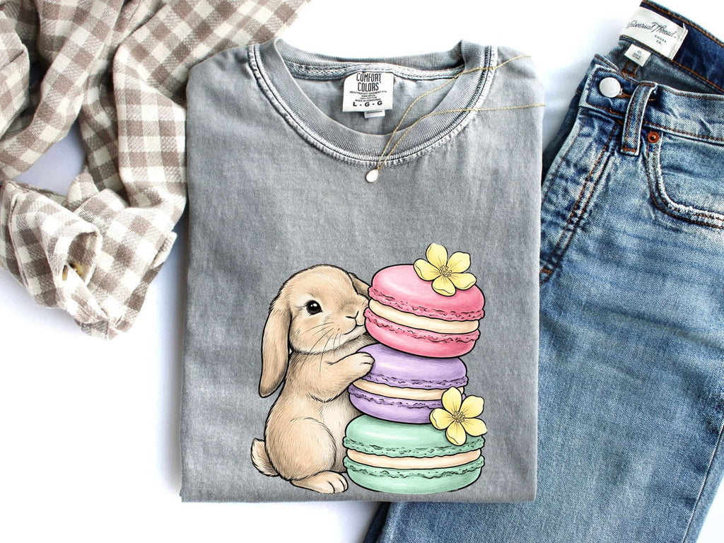 Bunny Macaron Shirt – Cute Rabbit & Pastel French Macarons Tee