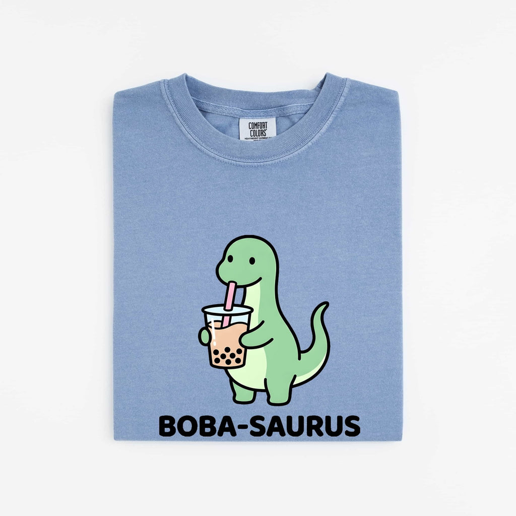 Boba-Saurus Shirt – Cute Dinosaur Bubble Tea Tee
