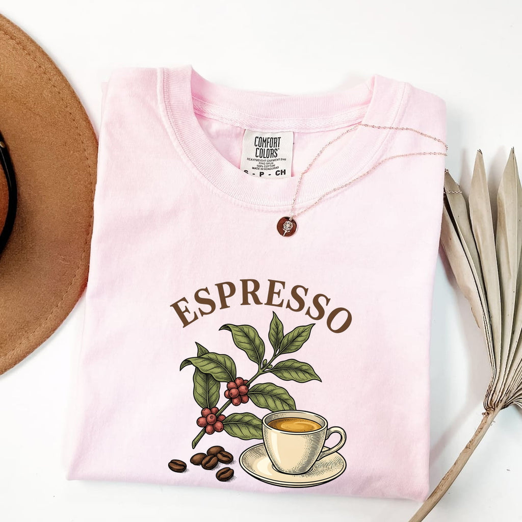 Espresso Shirt – Vintage Coffee Plant Graphic Tee