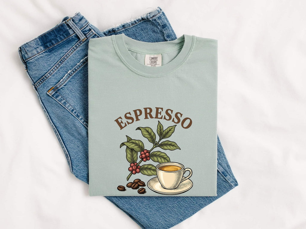 Espresso Shirt – Vintage Coffee Plant Graphic Tee