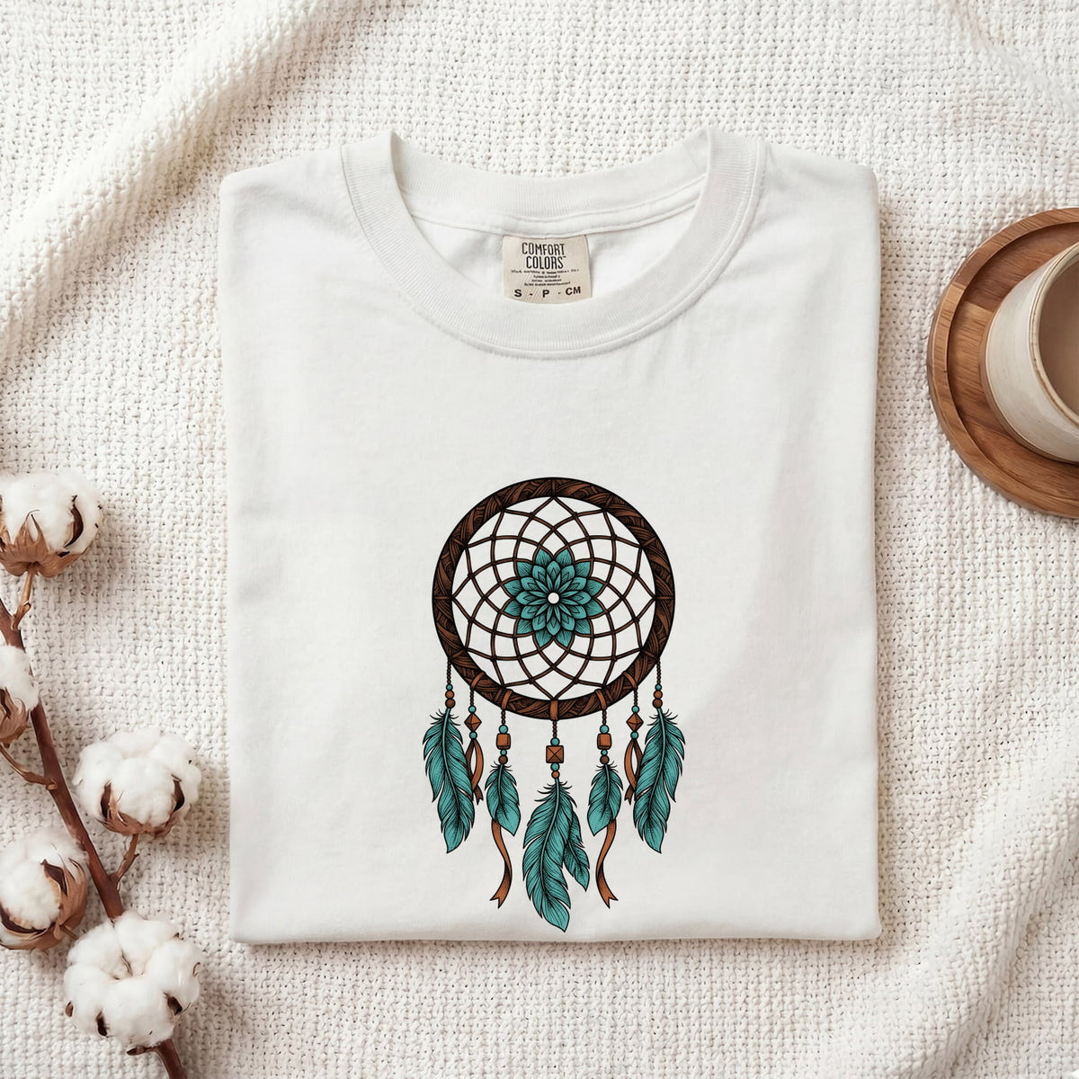 Dreamcatcher Shirt – Boho Feather Graphic Tee