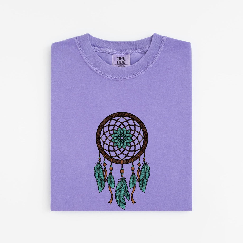 Dreamcatcher Shirt – Boho Feather Graphic Tee
