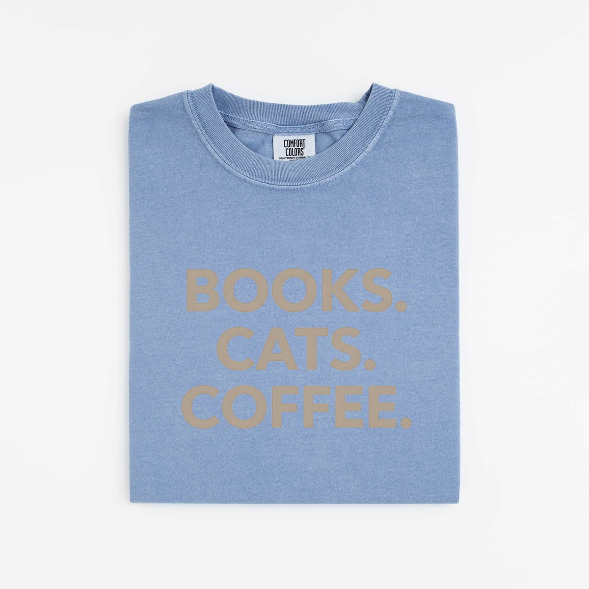 Books Cats Coffee Shirt – Book Lover Cat Lover Tee
