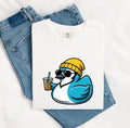 Cool Bird Coffee Shirt – Funny Sunglasses Bird Graphic Tee