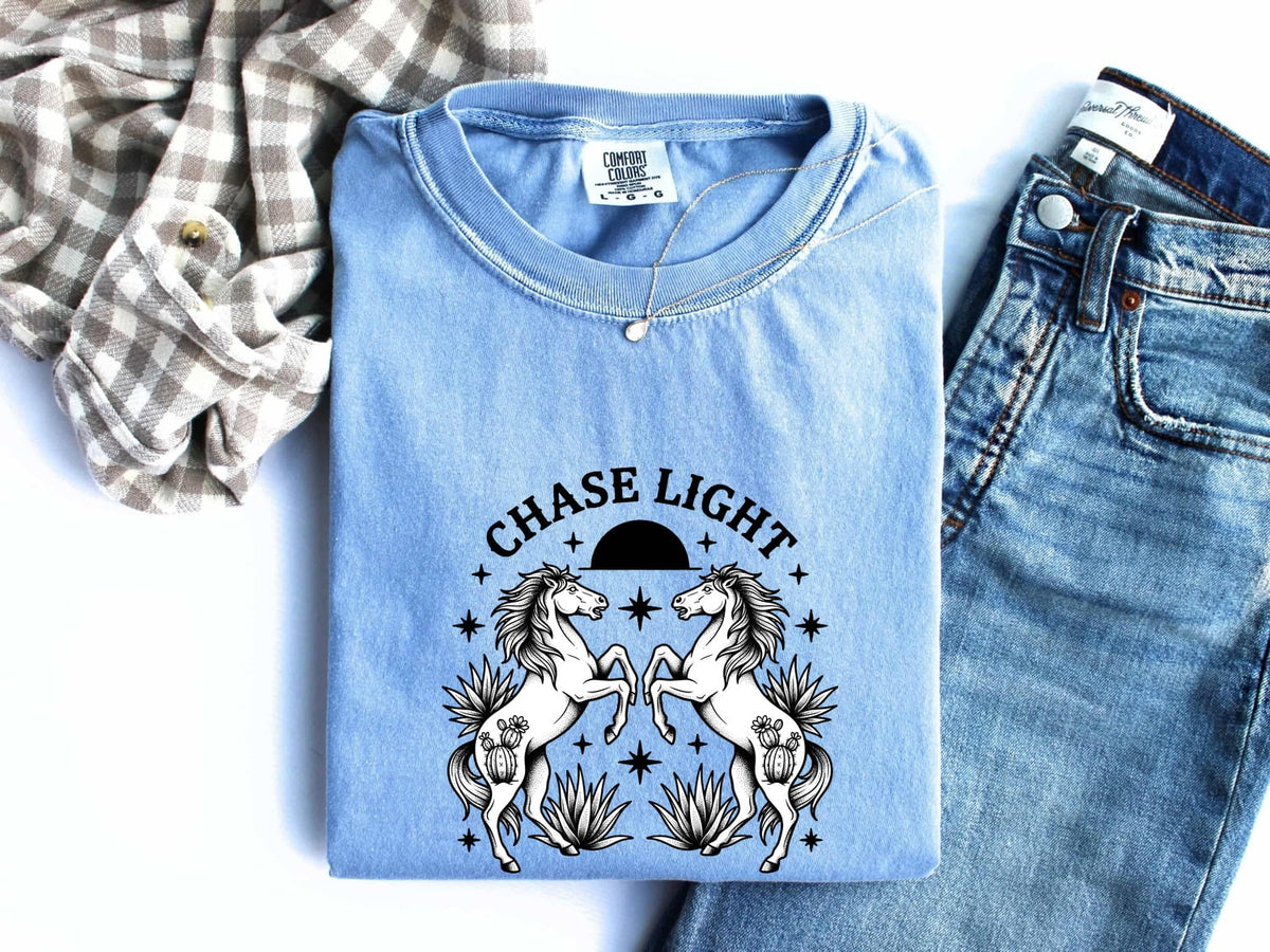Chase Light Horse Shirt – Western Cowgirl Graphic Tee