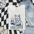 Craft Brew Drifter Fox T-Shirt – Coffee Lover Tee
