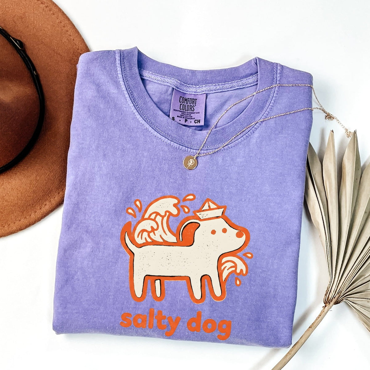 Salty Dog T-Shirt – Funny Nautical Dog Tee