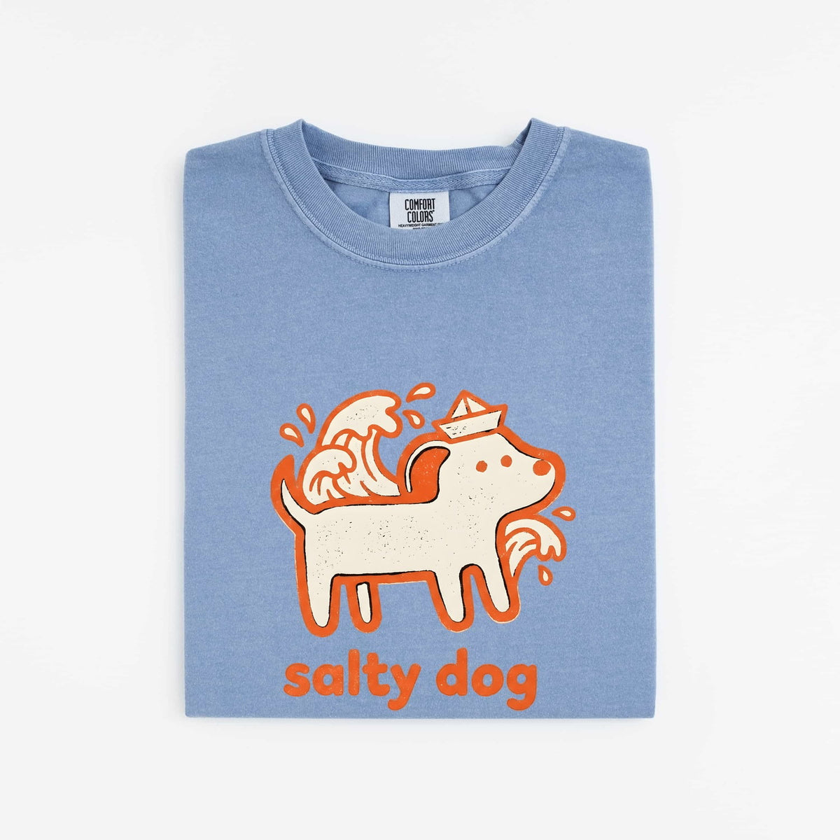 Salty Dog T-Shirt – Funny Nautical Dog Tee