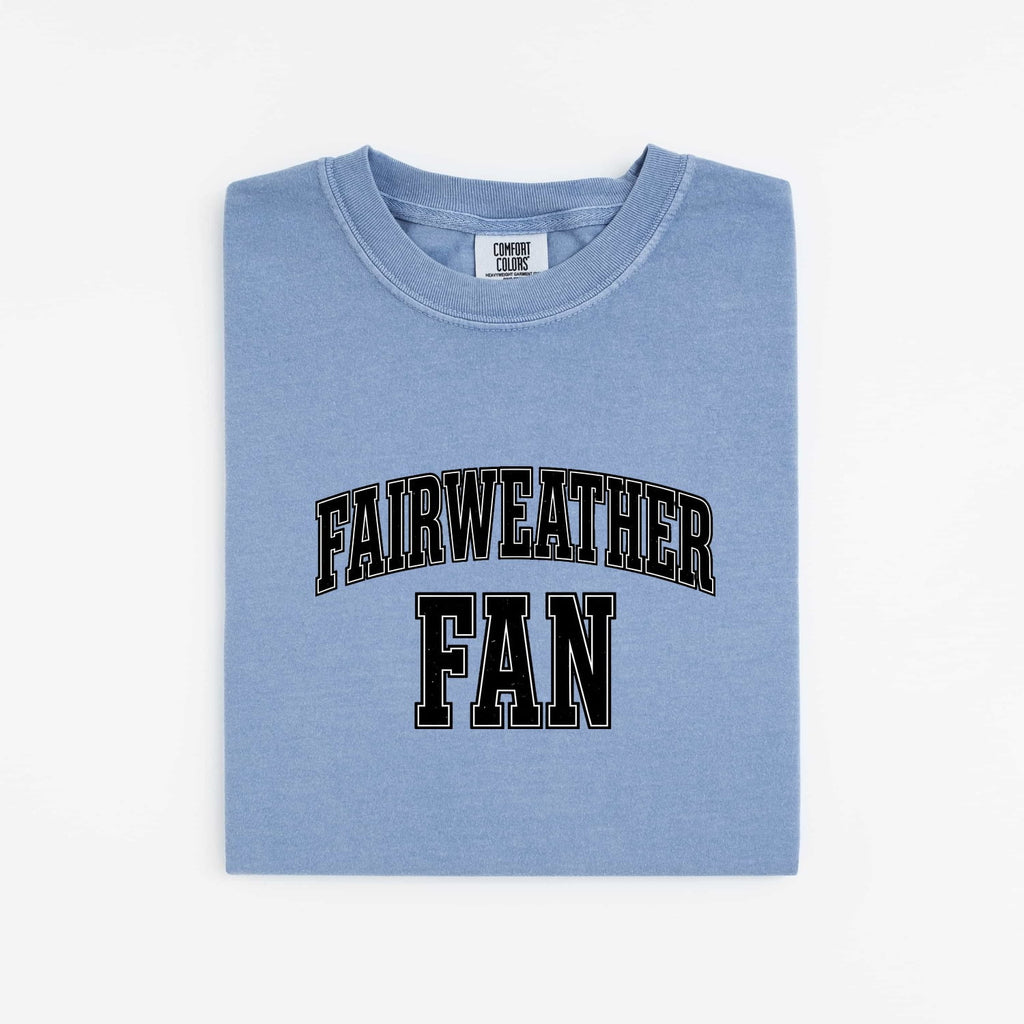 Fairweather Fan T-Shirt – Funny Sports Humor Tee
