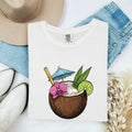 Tropical Coconut Drink T-Shirt – Island Vacation Tee