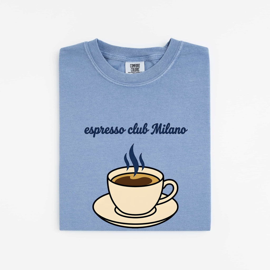 Espresso Club Milano T-Shirt – Italian Coffee Lover Tee