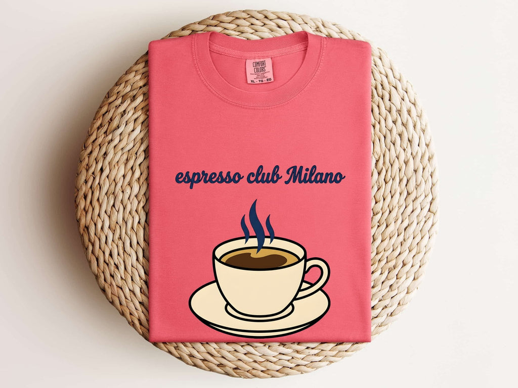 Espresso Club Milano T-Shirt – Italian Coffee Lover Tee