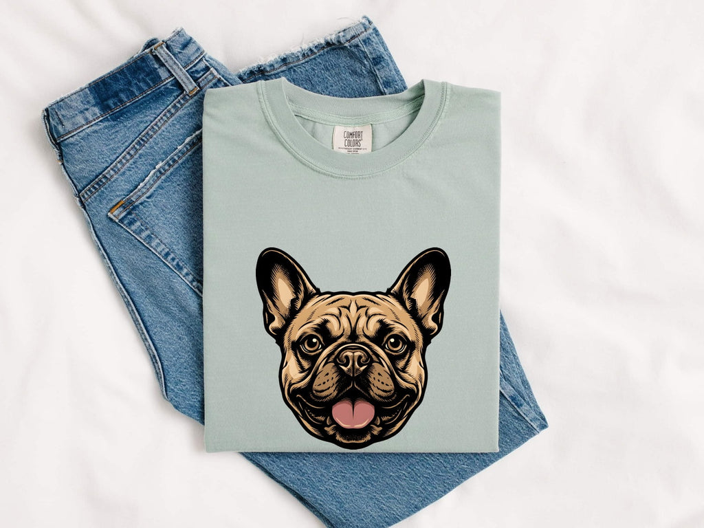 French Bulldog Portrait T-Shirt – Cute Frenchie Lover Tee