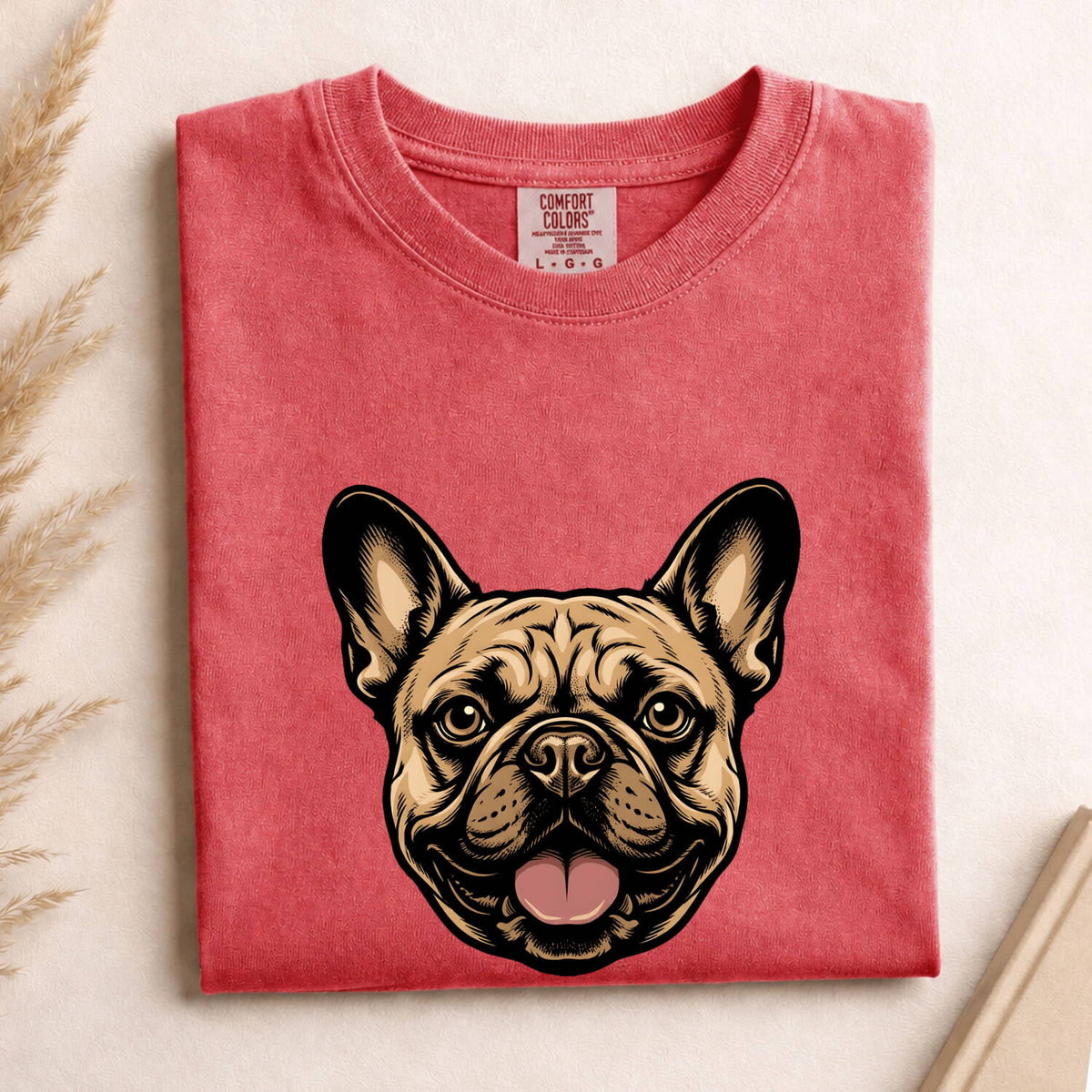 French Bulldog Portrait T-Shirt – Cute Frenchie Lover Tee