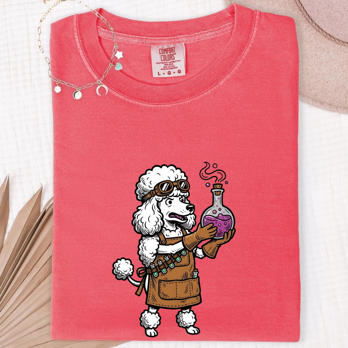 Poodle Scientist T-Shirt – Funny Chemistry Dog Tee
