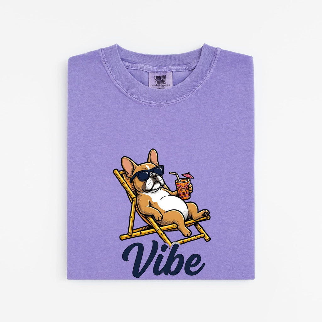 French Bulldog Vibe T-Shirt – Funny Summer Frenchie Tee