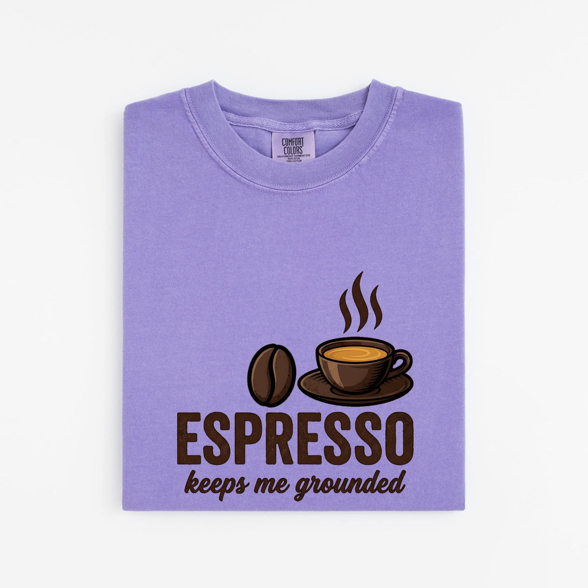 Espresso Keeps Me Grounded T-Shirt – Funny Coffee Lover Tee