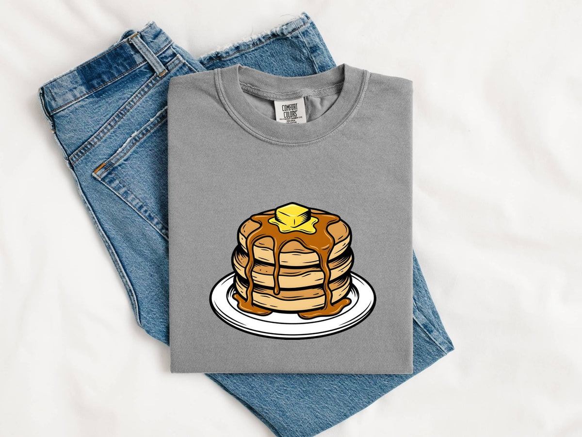 Pancake Stack T-Shirt – Cute Breakfast & Brunch Lover Tee