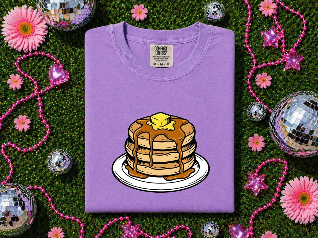 Pancake Stack T-Shirt – Cute Breakfast & Brunch Lover Tee