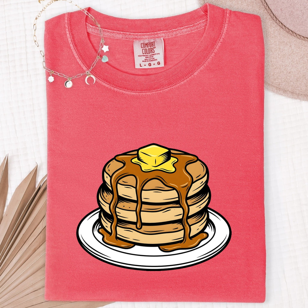 Pancake Stack T-Shirt – Cute Breakfast & Brunch Lover Tee