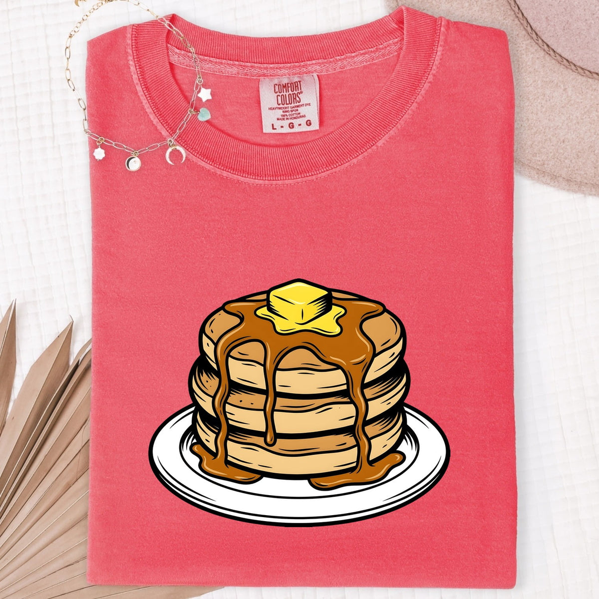 Pancake Stack T-Shirt – Cute Breakfast & Brunch Lover Tee
