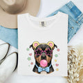 Cool Bubblegum Dog T-Shirt – Funny Dog with Star Sunglasses Tee