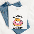 Shiba Inu Donut Worry T-Shirt – Cute Funny Dog Tee