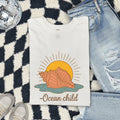 Ocean Child Shirt – Retro Seashell & Sunset Beach Tee