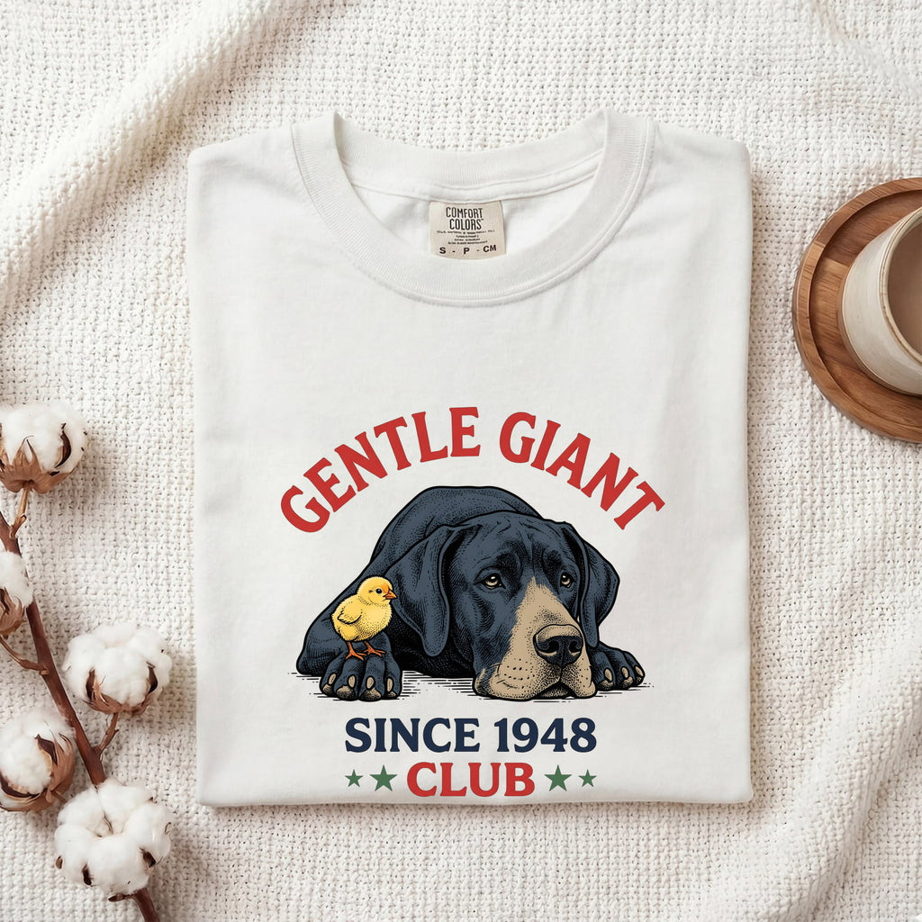 Great Dane Gentle Giant Club Shirt – Vintage Dog Tee