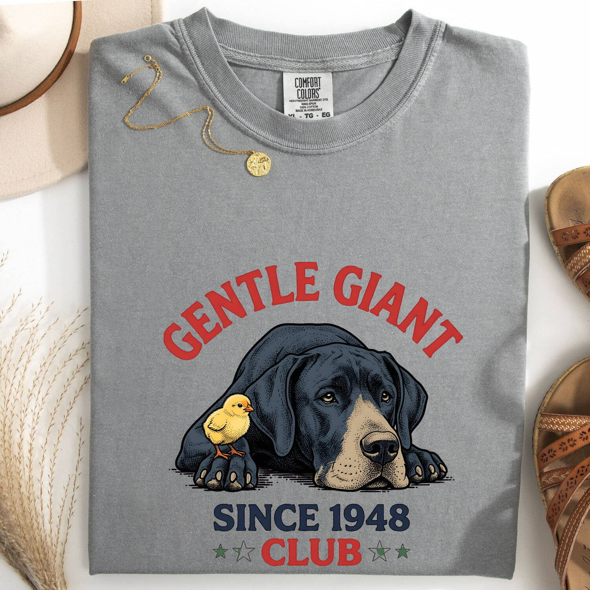 Great Dane Gentle Giant Club Shirt – Vintage Dog Tee