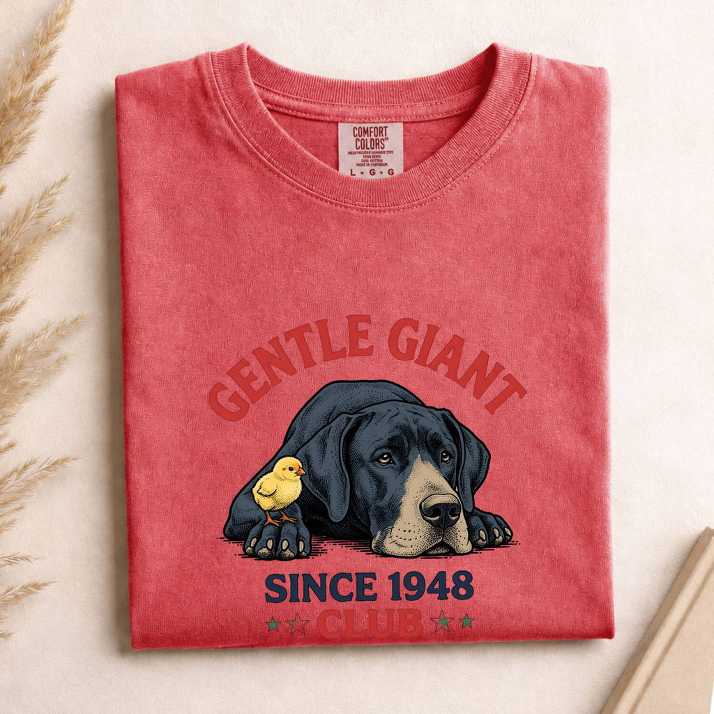 Great Dane Gentle Giant Club Shirt – Vintage Dog Tee