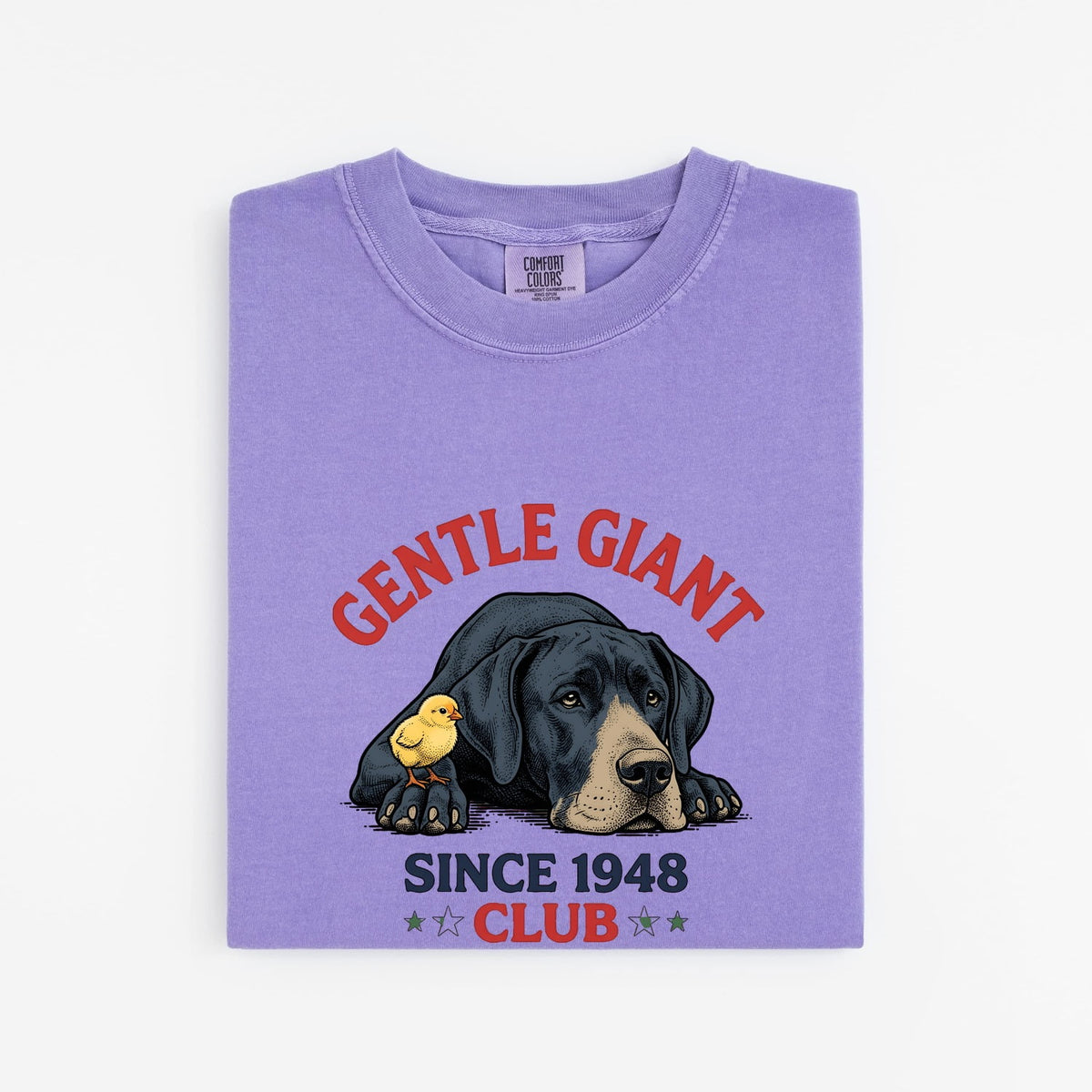 Great Dane Gentle Giant Club Shirt – Vintage Dog Tee