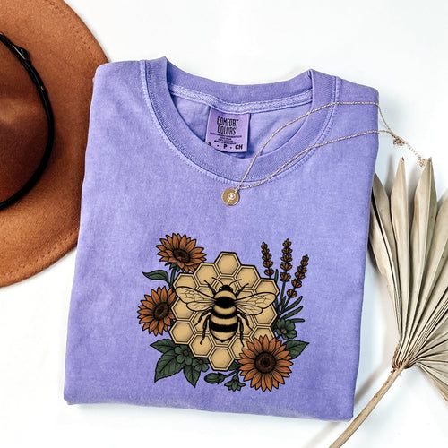 Bees, Botanicals & Breezes Shirt – Vintage Bee Graphic Tee