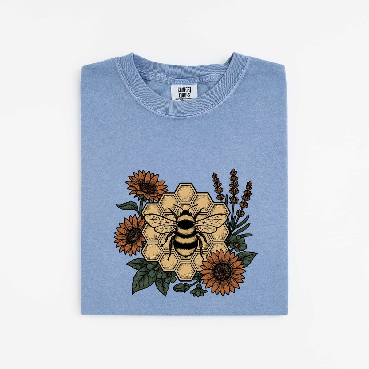 Bees, Botanicals & Breezes Shirt – Vintage Bee Graphic Tee