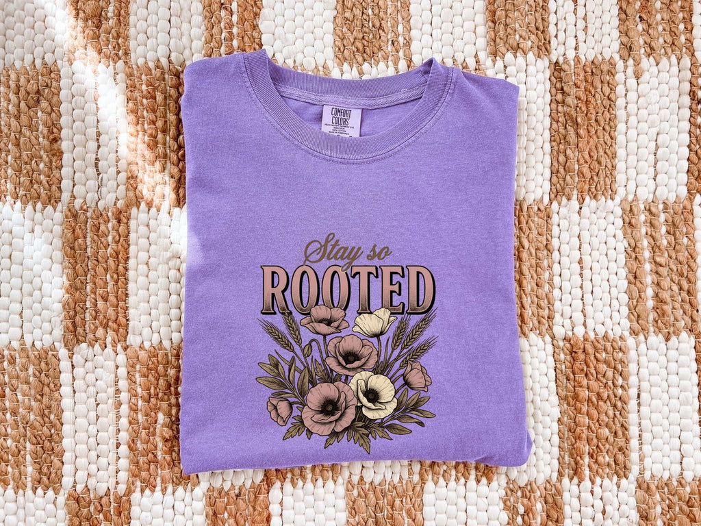 Stay So Rooted Shirt – Vintage Wildflower Graphic Tee