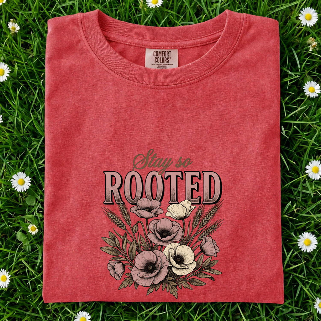 Stay So Rooted Shirt – Vintage Wildflower Graphic Tee