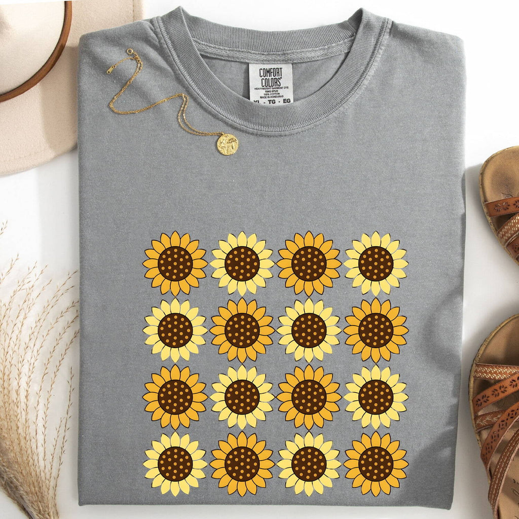Retro Sunflower Shirt – Vintage Floral Graphic Tee