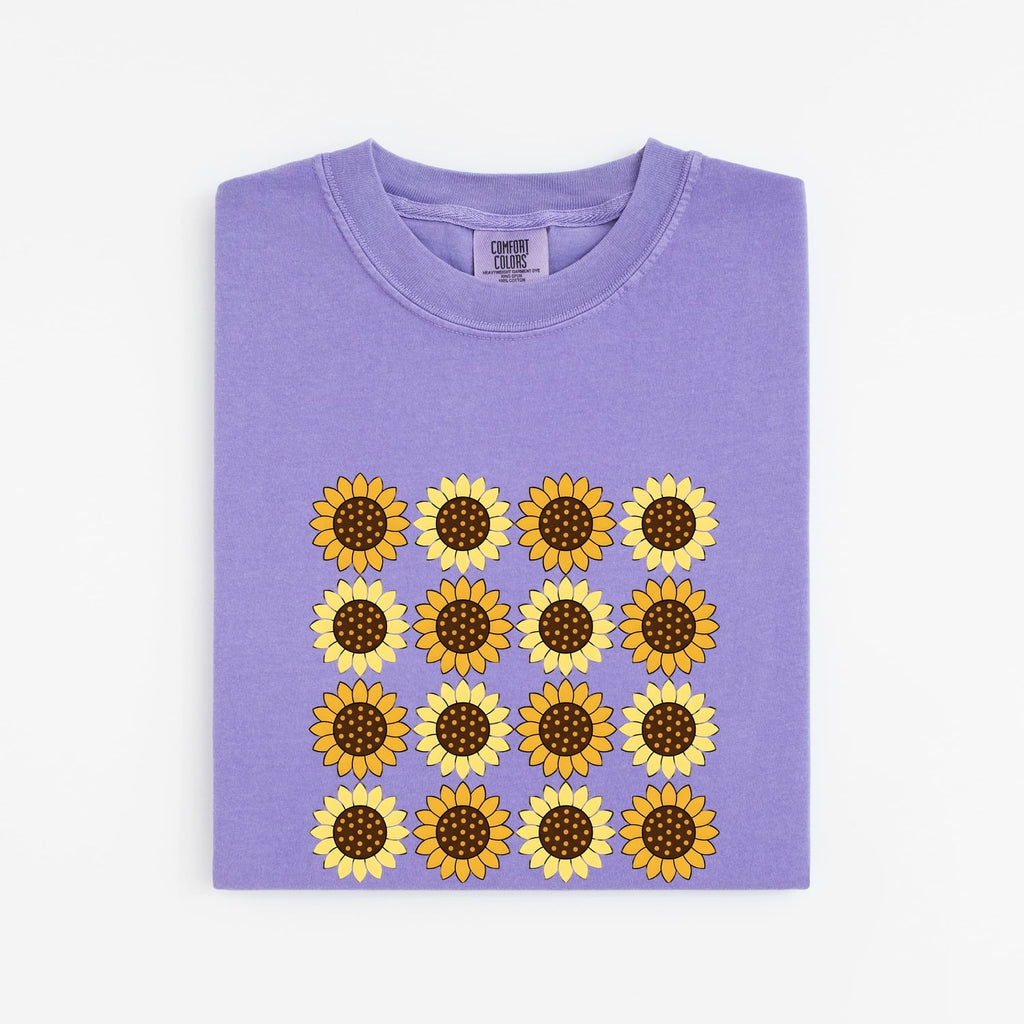 Retro Sunflower Shirt – Vintage Floral Graphic Tee