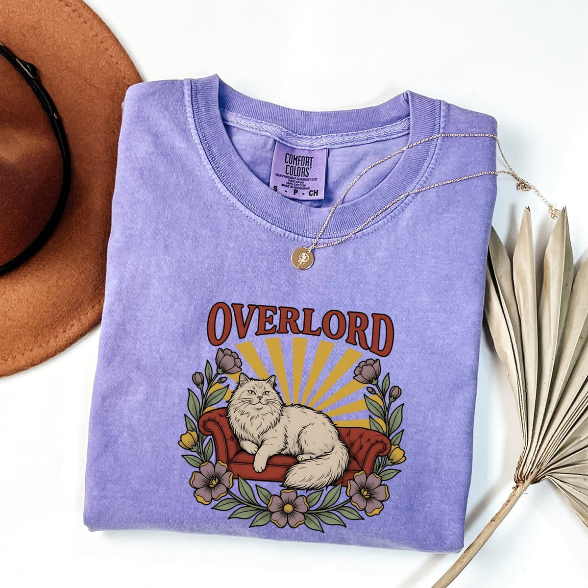Funny Cat Overlord Shirt – Royal Cat Graphic Tee