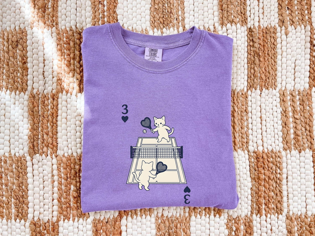 Tennis Cats Shirt – Funny Retro Cat Tennis Graphic Tee
