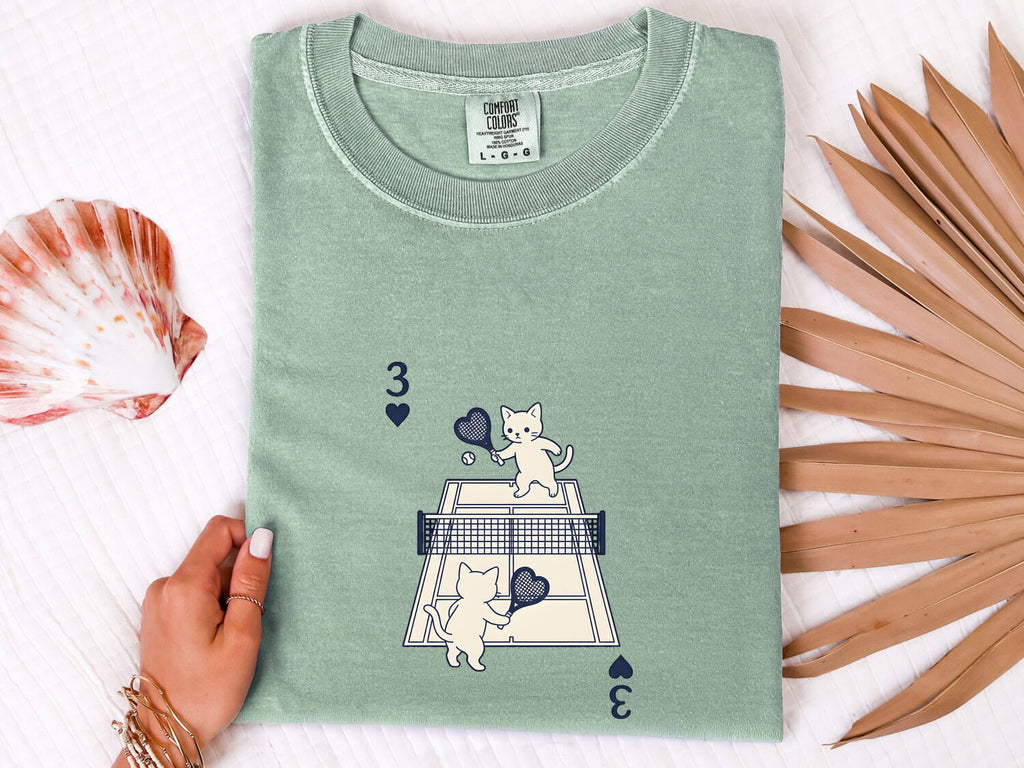 Tennis Cats Shirt – Funny Retro Cat Tennis Graphic Tee