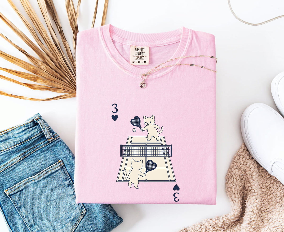Tennis Cats Shirt – Funny Retro Cat Tennis Graphic Tee