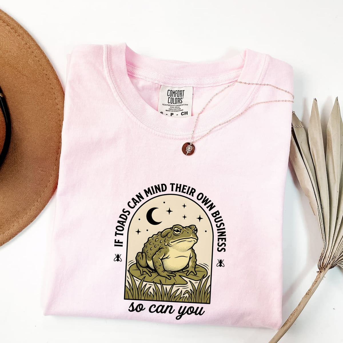 Funny Frog Shirt – Mind Your Own Business Cottagecore Toad Tee