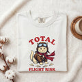 Total Flight Risk Aviator Cat Shirt – Funny Vintage Pilot Tee