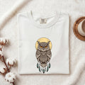 Boho Owl Shirt – Mystical Woodland Bird Graphic Tee