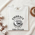 Embrace the Cycles Shirt – Celestial Lotus Flower Tee