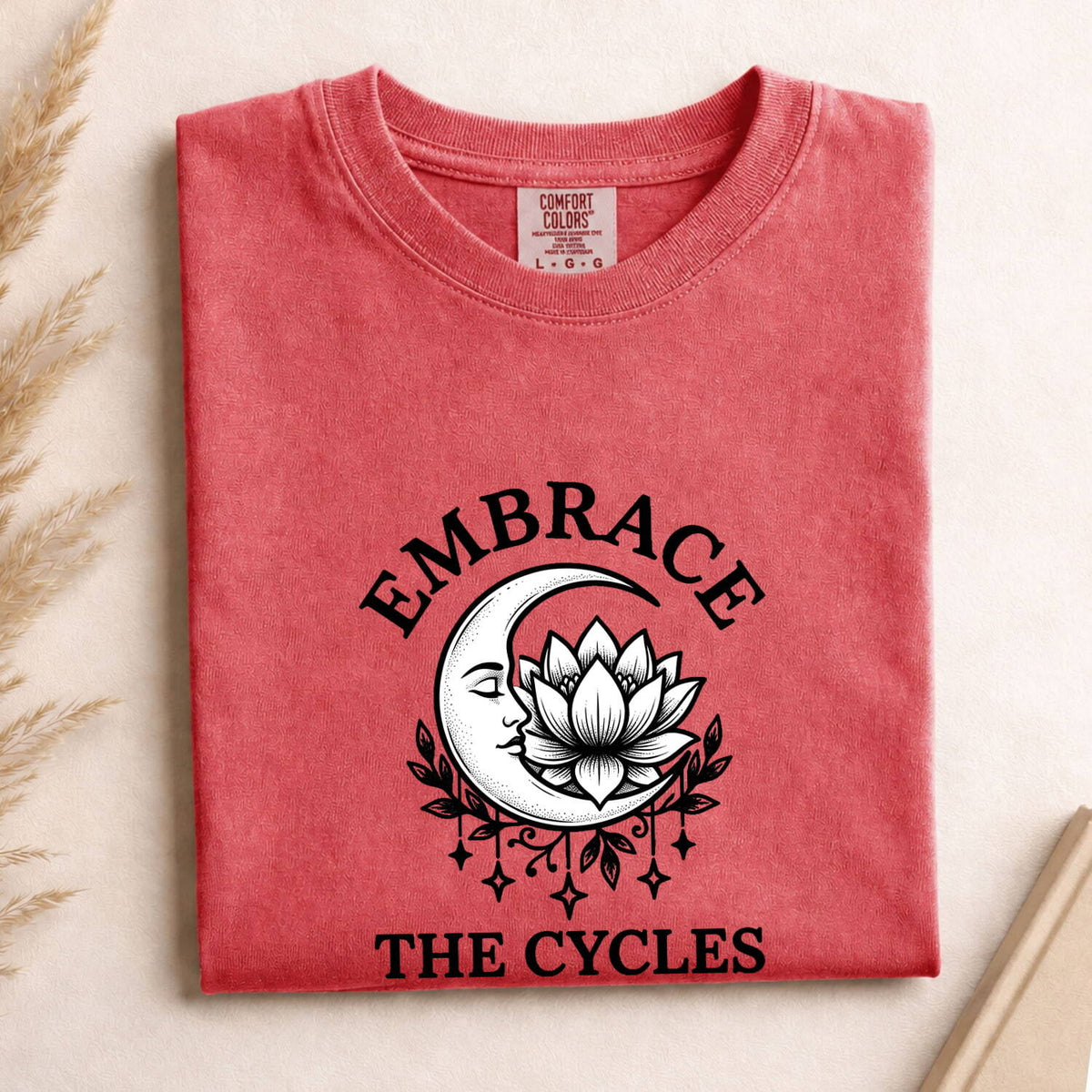 Embrace the Cycles Shirt – Celestial Lotus Flower Tee