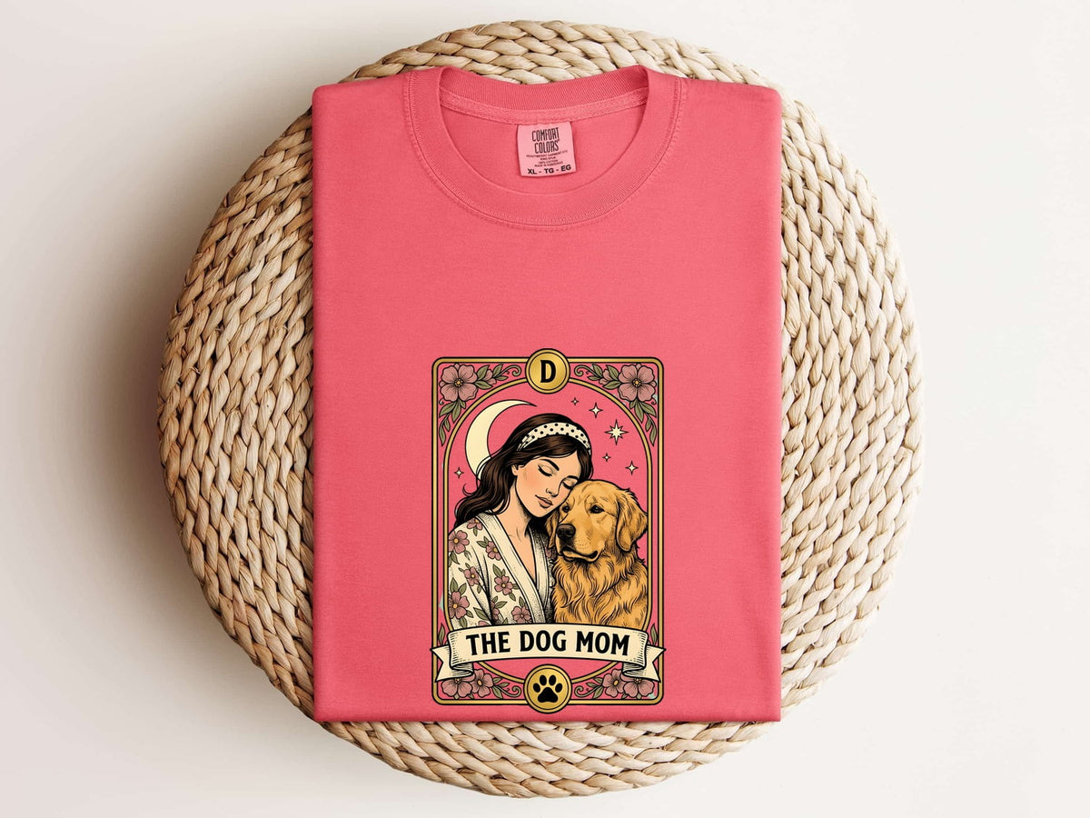 Vintage Dog Mom Shirt, Floral Dog Lover Graphic Tee