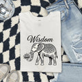 Wisdom Elephant Shirt, Boho Mandala Graphic Tee